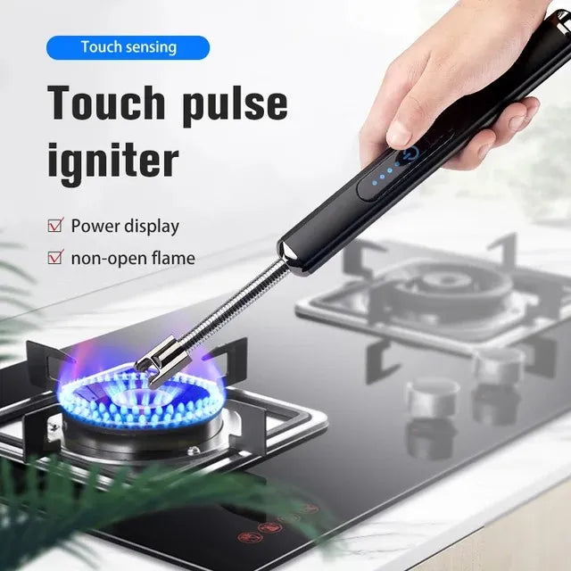 Electric USB Rechargeable Plasma Arc Lighter - Windproof & Flameless